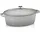 Calido Bräter 33 x 26 cm oval grau