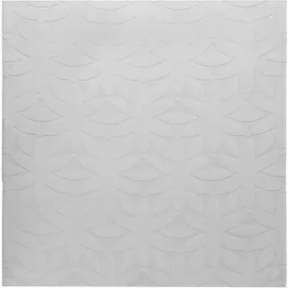 Beliani Hood Teppich 160 x 160 cm Hellgrau