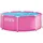 Pink Metal Frame Pool 244 x 76 cm