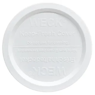 Weck Frischhaltedeckel Ø 120 mm (RR) 5er Set, Zubehör für Einweckgläser, Einmachgläser und Gläser, Deckel für Vorrats- und Einmachgläser