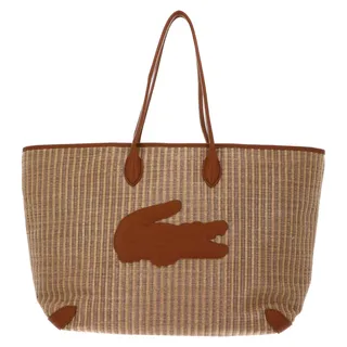 LACOSTE Shopper Summer Pack Shopping Bag Natural Tan beige - Beige