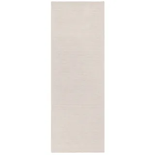 THEKO Wollteppich »Gabbeh Uni, Handgefertigt, meliert, auch als Läufer erhältlich, Wolle« rechteckig 14 mm Höhe Schlafzimmer, Wohnzimmer, Esszimmer, auch als Läufer oder rund, beige