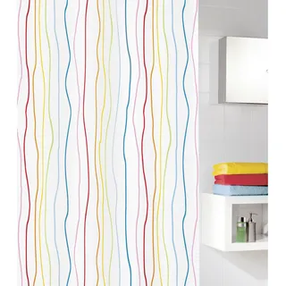KLEINE WOLKE Duschvorhang Jolie 180 x 200 cm mehrfarbig