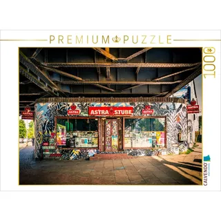 CALVENDO Puzzle Die Kultkneipe unter der Sternbrücke in Hamburg | 1000 Teile Lege-Größe 64x48cm Foto-Puzzle für glückliche Stunden
