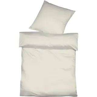 FLEURESSE Provence unifarben Beige 200 x 200 cm + 2 x 80 x 80 cm