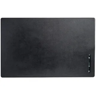 Dacasso Classic Leather Desk Mat Schreibtischunterlage aus Leder ohne Schienen, Schwarz, 76.2 x 48.26 x 0.64 cm