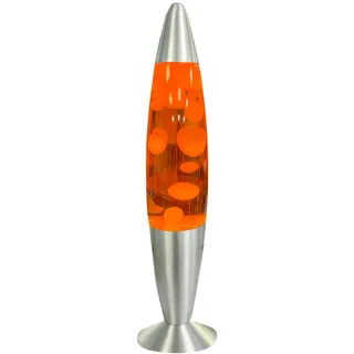BLULAXA LED-Lava-Tischleuchte, 49985, 25W, 40 cm, weiß/orange