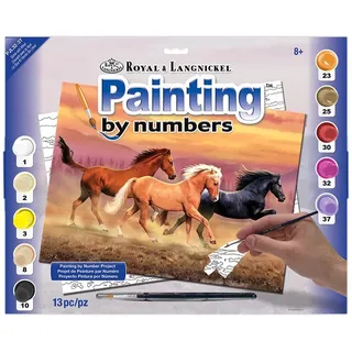 Royal Langnickel Malen nach Zahlen Pferde