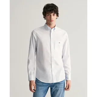 GANT Reg Banker Langarmhemd - Light Blue - XL