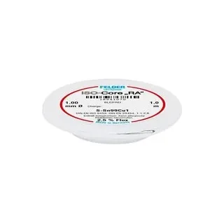 Felder ISO-Core  RA  Sn99Cu1 Lötzinn, bleifrei Spule Sn99,3Cu0,7 1 mm