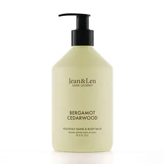 Jean&Len Heavenly Hand- & Body Balm Bergamot & Cedarwood 500 ml