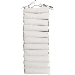Briconess.com Gepolstertes Kissen für Gartenliegen, 180 x 60 cm, aus wasserabweisendem Polyester Cushy – LightGrey