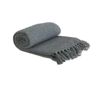 Emma Barclay Honeycomb Bettüberwurf 127 x 152 cm Anthrazit