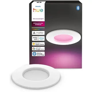 Philips Hue Slim recessed spotlight 90 mm White