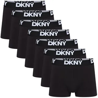 DKNY Seattle Boxershorts Herren Multipack | Bequeme Unterhosen Männer aus atmungsaktiver Baumwolle | Elastische Boxershorts ideal Alltag, Sport, Reise | Unterwäsche Herren Trunks