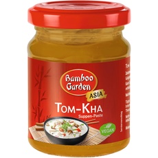 Bamboo Garden - Tom Kha Suppen-Paste | Würzbasis für thailändische Suppen, für feinen Ingwergeschmack und würzigem Zitronengras | 125 g Suppen-Paste ergibt circa 1,5 Liter Basissuppe | 1 x 125 g