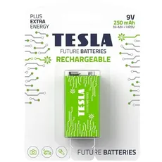 TESLA Rechargeable battery 9V LR61 250 Mah (1 pcs.)