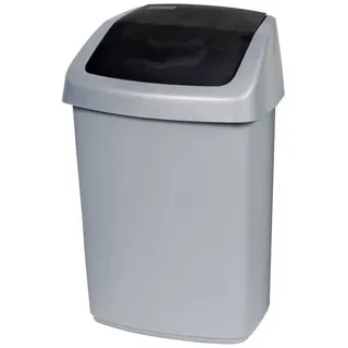 Curver Swing Abfallbehälter 50 l Silber