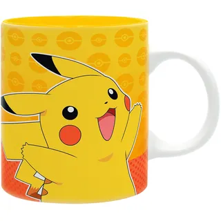 ABYstyle Pokemon Comic Strip Tasse 0,32 l Gelb