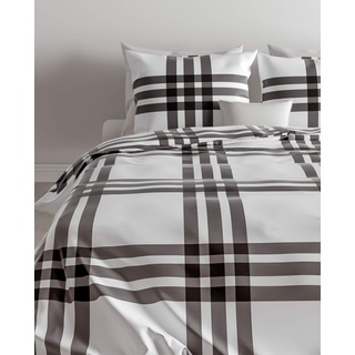 Zo!Home Square Duvet Cover, Gray, 240 x 220 cm