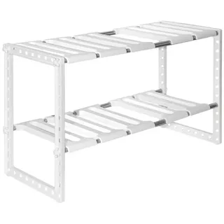 Eyepower Unterschrankregal Teleskop 39-67 cm Weiß