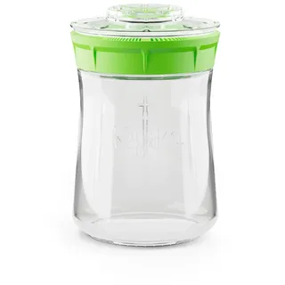 Kefirko Cheese Maker - Set für selbstgemachten Frischkäse und Joghurt, 900ml (Grün)