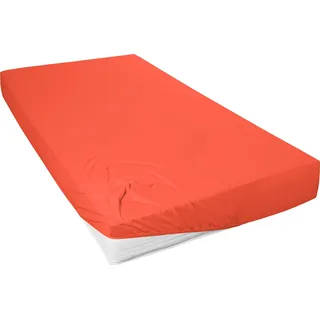 Primera Spannbettlaken Mako-Jersey 180 x 200 - 200 x 200 cm orange