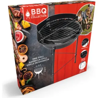 BBQ Collection Dreibein Holzkohlegrill mit Feuerschale Ø 33 cm - Blau, Grün, Rot, Schwarz