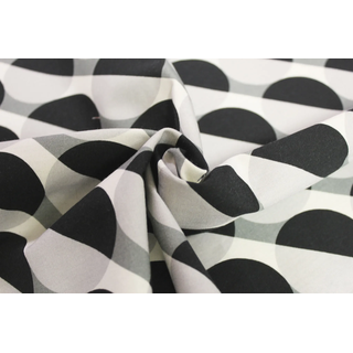 Vorhang ADAM "Circles" Gr. 4, grau (dunkelgrau, hellgrau, schwarz), B:145cm H:245cm, Jacquard, Baumwolle (Bio-Baumwolle), Gardinen, Vorhang, aus 100% Bio-Baumwolle