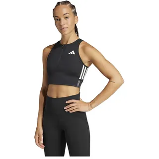 Adidas Adizero Running Gel Pocket Crop Sport-top - Black - XL