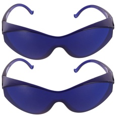Milisten 2 Stück IPL-Brille Schutzbrille UV-Brille Haarentfernung Augenklappe Blau