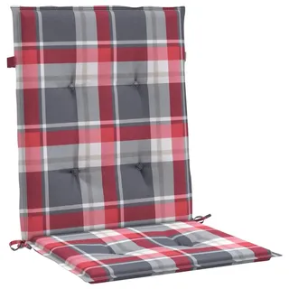 vidaXL Gartenstuhlauflagen für Niedriglehner 2 Stk. 100x50x3 cm - Rot