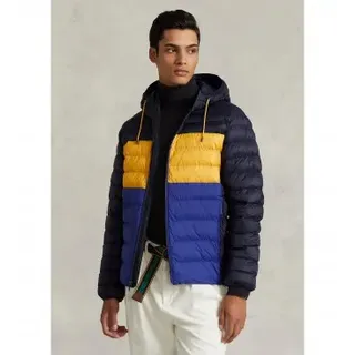 Polo Ralph Lauren für Herren. 710877582002 Wasserdichte, faltbare Jacke für die Marine (S), Lässig, Nylon