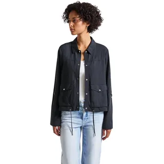 STREET ONE Damen 2115522 Leichte Strukturjacke, Deepwater Blue, 38