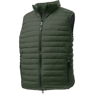 Steppweste STOY "STS 10 MN QLTD VST", Herren, Gr. 4XL, grün (olivgrün), Obermaterial: 100% Polyester;Futter: 100% Polyester;Füllung: 100% Polyester, Westen Steppweste, Leichte, wasserabweisende Herrenweste imprägniert