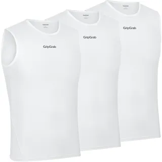 GripGrab Ultralight Cool Mesh Baselayer Herren Grau/Weiß M