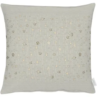 APELT Dekokissen "6301", goldfarben, taupe, gemustert