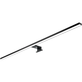 kalb | 80cm LED Badleuchte Badlampe Spiegellampe Spiegelleuchte 230V, schwarz (warmweiß)