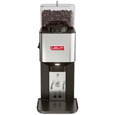 Lelit PL71 William, on-demand Kaffeemühle mit flachem Mahlwerk 50 mm und verstellbarer Mahlenzeit, Edelstahl
