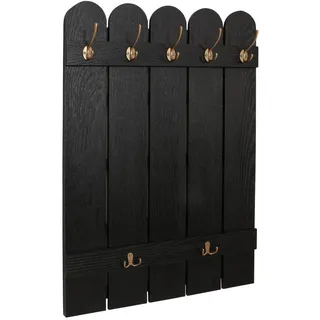 MCW Wandgarderobe N95 60 x 86 x 3 cm Schwarz