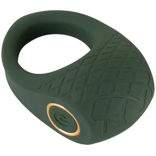 Vibro-Penisring 'Luxurious“ | Mit Klitoris-/Hoden-Stimulator, 10 Modi Emerald Love 1 St gruen