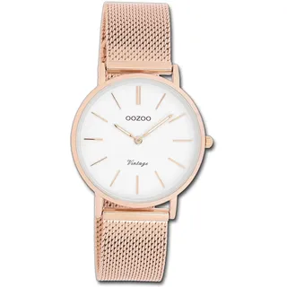 Oozoo Damen Armbanduhr Timepieces Analog Metall rosegold UOC9919A