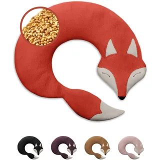 Leschi Bio-Körnerkissen für Nacken, - Schultern Fuchs, Noah" in Rot