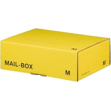 Smartboxpro, Versandkarton + Versandbox, Paket-Versandkarton MAIL BOX, Gr”áe: M, gelb (1 x)