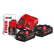 Batteriepack NRJ 18V 3AH High-Output Red Li-Ion Milwaukee-4933471071