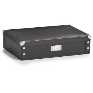 Aufbewahrungsbox , Karton , 44.5x31.5x11 cm , Tragegriff, nachhaltig , Ordnen & Aufbewahren, Dekoboxen & Aufbewahrungsboxen, sonstige Boxen