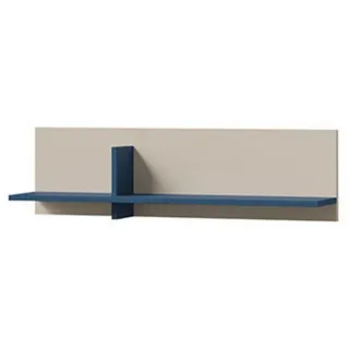 Deine Möbel 24 Wandregal Lima 16 90/25/24 cm in Kaschmir/Meeresblau , Kaschmir, Blau , Holzwerkstoff , 90x25x24 cm , Wohnzimmer, Regale, Wandregale