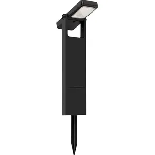 IMMAX SUN SLANT Solar-LED-Einbauleuchte für den Außenbereich, Schutzart IP44, 4000 K, Schwarz - Schwarz