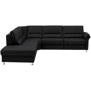 Beldomo Premium Ecksofa , Anthrazit , Leder , Echtleder , Rindleder , Ottomane links, L-Form , 288x249 cm , Goldenes M , erweiterbar, Typenauswahl, Bettkasten erhältlich, Fußauswahl, Lederauswahl, Stoffauswahl, planbar, seitenverkehrt erhältlich, einzeln ausziehbar, Bettfunktion erhältlich, Hocker erhältlich, Rückenfutter, individuell planbar, Armteil rechts , Wohnzimmer, Sofas & Couches, Wohnlandschaften, Ecksofas