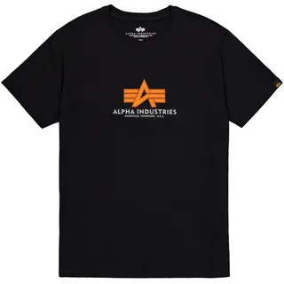 Alpha Industries Basic Rubber Kurzarm-T-Shirt Black M